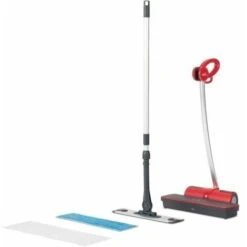 Polti PTEU0275 Moppy Red Lavapavimenti A Vapore Senza Filo Capacita' 0,7 Litri Potenza 1500 W 2 Panni Inclusi Alluminio -Assistenza Domiciliare 14928410 3