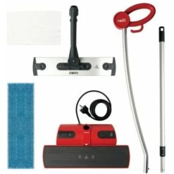 Polti PTEU0275 Moppy Red Lavapavimenti A Vapore Senza Filo Capacita' 0,7 Litri Potenza 1500 W 2 Panni Inclusi Alluminio -Assistenza Domiciliare 14928410 4