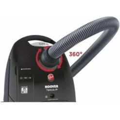 Hoover TE76PAR011 Telios Plus Aspirapolvere A Traino Con Filo Con Sacco Potenza 700 W Capacita' 3,5 Litri Classe Energetica A+++ Nero -Assistenza Domiciliare 14935589 3