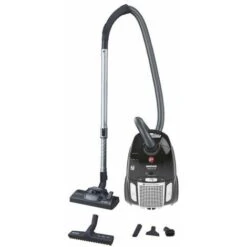 Hoover TE76PAR011 Telios Plus Aspirapolvere A Traino Con Filo Con Sacco Potenza 700 W Capacita' 3,5 Litri Classe Energetica A+++ Nero -Assistenza Domiciliare 14935589 4