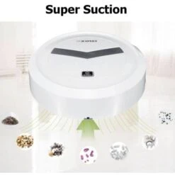 Trade Shop - Robot Aspirapolvere Automatico Ultrasottile Smart 1500pa Silenzioso No Sacchetto -Assistenza Domiciliare 15057633 2