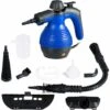 Pulitore Vapore 350 Ml, Pulitore A Vapore Portatile Multiuso 3 Bar, Con 9 Accessori (Blu) -Assistenza Domiciliare 26693437 1