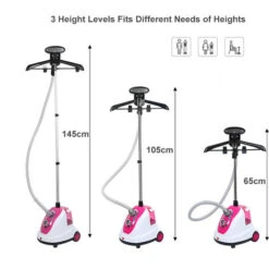 Stiratore Verticale A Vapore 1700W, Ferro Da Stiro Professionale, Rosa 9 Stiratore Verticale A Vapore 1700W, Ferro Da Stiro Professionale, Rosa -Assistenza Domiciliare 35183459 3