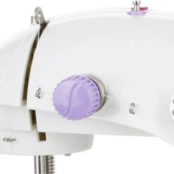 EMERIO Macchina Per Cucire A Braccio Libero SEW-122275 Bianco, Lilla -Assistenza Domiciliare 36211886 3