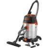 Black & Decker BIDONE ASPIRATUTTO BLACK+DECKER 30LT ACCIAIO CON ACCESSORI -Assistenza Domiciliare 51446132 1