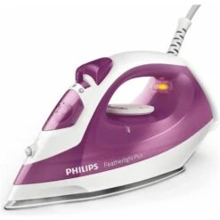 Philips GC1424/30 Featherlight Plus Ferro Da Stiro A Vapore Con Piastra Antiaderente Capacita' 0,16 Litri 1400 W 15 G/min Viola -Assistenza Domiciliare 60624734 3