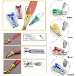 Strumento Per La Creazione Di Nastri In Sbieco Accessori Per Il Cucito Set Per Nastri In Acciaio Inossidabile -Assistenza Domiciliare 63843253 3