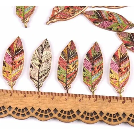 50 Pz/set Foglia D'acero Stampato Bottoni In Legno Colore Abbagliante Bottoni Decorativi Vestiti Cappelli E Sciarpe Accessori Bottoni 6 50 Pz/set Foglia D'acero Stampato Bottoni In Legno Colore Abbagliante Bottoni Decorativi Vestiti Cappelli E Sciarpe Accessori Bottoni - immagine 4