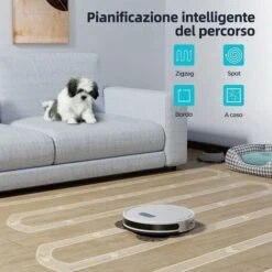 HONITURE G20 Robot Aspirapolvere Lavapavimenti Economico Con Mappatura,Aspirazione 3000Pa Ideale Per I Peli Degli Animali Domestici, WiFi/App/Alexa,Pavimenti E Tappeti,Nuovo Prodotto Offerte -Assistenza Domiciliare 63921502 5