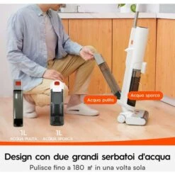 ULTENIC AC1 - Aspirapolvere Senza Fili - Umido/Secco -15000Pa - 45min Di Autonomia -Assistenza Domiciliare 68980640 3