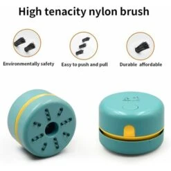 Mini Aspirapolvere Da Tavolo Senza Fili, Aspirapolvere Da Tavolo Portatile Rotante A 360° Con USB Ricaricabile Per Rimuovere Briciole, Polvere E Cenere Da Tavolo, Scrivania E Tastiera -Assistenza Domiciliare 69714464 3