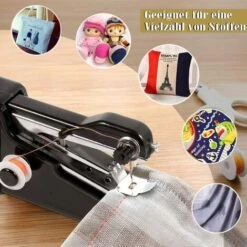 Mini Macchina Da Cucire Portatile - Macchina Da Cucire Portatile Portatile - Macchina Da Cucire Elettrica Portatile Per Adulti - Adatto Per Tessuti, Viaggi Domestici Fai-da-te, Abbigliamento -Assistenza Domiciliare 70836265 5