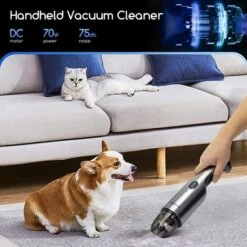 ASPIRAPOLVERE PORTATILE SENZA FILI PER AUTO CASA POTENTE USB RICARICABILE LEGGER -Assistenza Domiciliare 75711401 5