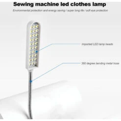 30LED Super Bright Macchina Da Cucire Per Abbigliamento Luce Multifunzionale Flessibile Per Macchina Da Cucire, Lampada A LED A Risparmio Energetico -Assistenza Domiciliare 77489918 4