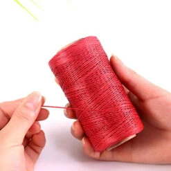 150D Corde Cerate Poliestere Filo Per Cucire In Pelle Per Tutti Gli Usi Piatto Cera Cuciture Stringhe Per Legatoria Macrame Artigianato Braccialetti FAI DA TE -Assistenza Domiciliare 77493470 4