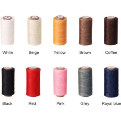150D Corde Cerate Poliestere Filo Per Cucire In Pelle Per Tutti Gli Usi Piatto Cera Cuciture Stringhe Per Legatoria Macrame Artigianato Braccialetti FAI DA TE -Assistenza Domiciliare 77493470 5
