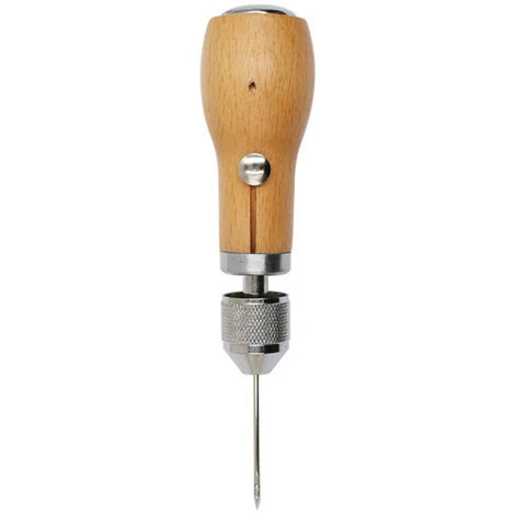 Strumento Per Cucire In Pelle Cucitrice A Mano Punteruolo Per Cucire Riparazione Per Tappezzeria Strumento Per Cucire Con 1 Filo Di Cera 2 Aghi Per Tessuto In Pelle (marrone) 4 Strumento Per Cucire In Pelle Cucitrice A Mano Punteruolo Per Cucire Riparazione Per Tappezzeria Strumento Per Cucire Con 1 Filo Di Cera 2 Aghi Per Tessuto In Pelle (marrone) - immagine 2