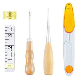 31Pcs In Pelle Filo Cerato Strumento Del Mestiere Accessori Per Cucire FAI DA TE In Pelle Aghi Per Cucire A Mano Per Tappeto In Pelle Tela Cucito FAI DA TE -Assistenza Domiciliare 77495261 4