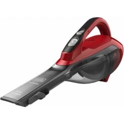 Black & Decker BLACK+DECKER DVA315J-QW Aspirabriciole Senza Fili Potente, Batteria Litio Bocchetta Aspirante Estendibile, Grigio E Rosso