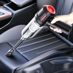 Aspirapolvere Wireless Portatile Acchiappapolvere Domestico Collettore Di Polveri Multifunzione Asciutto E Bagnato A Doppio Uso (nero, Configurazione Standard) -Assistenza Domiciliare 78392014 3