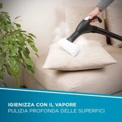 Polti Vaporetto Lecoaspira FAV80Turbo Intelligence, Pulitore AVapore E Aspirapolvere Con Filtro Ad Acqua, Per Soggetti Allergici, Funzione ECO, 6 BAR Di Potenza Vapore, 15 Accessori, Bianco/verde -Assistenza Domiciliare 78979972 3