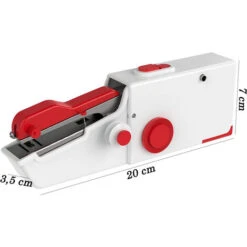 Macchina Da Cucire Portatile Mini Cucitrice Da Viaggio Per Tessuti Taglio Cucito -Assistenza Domiciliare 79950326 3