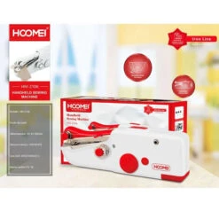 Macchina Da Cucire Portatile Mini Cucitrice Da Viaggio Per Tessuti Taglio Cucito -Assistenza Domiciliare 79950326 5