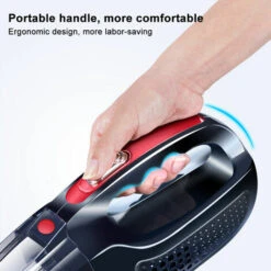 Potente Aspirapolvere Portatile Ad Aspirazione, Aspirapolvere Portatile Senza Fili Ricaricabile Per La Pulizia Di Peli Di Animali Domestici E Polvere Di Ghiaia Per Auto, Nero -Assistenza Domiciliare 81290189 5