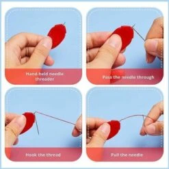 10pcs Infila Aghi Cucito A Mano Filo Di Plastica Fai Da Te Passante Facile Infila Strumento Per Cucire Artigianale Linea Di Usura Dell'ago Autofilettante -Assistenza Domiciliare 81290249 4