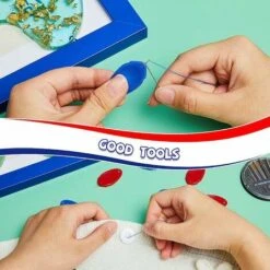 10pcs Infila Aghi Cucito A Mano Filo Di Plastica Fai Da Te Passante Facile Infila Strumento Per Cucire Artigianale Linea Di Usura Dell'ago Autofilettante -Assistenza Domiciliare 81290249 5