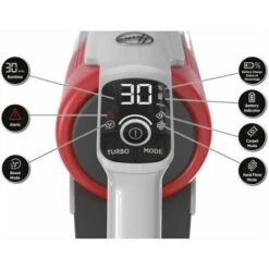 Aspirapolvere Senza Filo Hoover HF9 10H Con Anti-Twist, 350W Grigio/Rosso -Assistenza Domiciliare 82110612 5