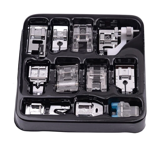 Set Di Piedini Per Macchina Da Cucire 11 Pezzi Piedino Per Macchina Da Cucire Professionale Per Lavori Di Cucito Janome Brother Singer Parti E Accessori Per Macchine Da Cucire Punto Invisibile Kit Di 7 Set Di Piedini Per Macchina Da Cucire 11 Pezzi Piedino Per Macchina Da Cucire Professionale Per Lavori Di Cucito Janome Brother Singer Parti E Accessori Per Macchine Da Cucire Punto Invisibile Kit Di - immagine 5