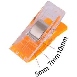 Confezione Da 10 Copri Piedi Patchwork Fai Da Te, Clip In Plastica Multicolore, Strumenti Per Cucire, Accessori Per Cucire, Clip Per Cucire Artigianali (colore Casuale) -Assistenza Domiciliare 85581103 3