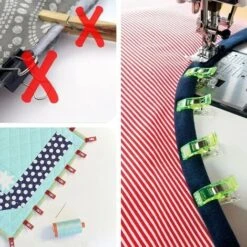 Confezione Da 10 Copri Piedi Patchwork Fai Da Te, Clip In Plastica Multicolore, Strumenti Per Cucire, Accessori Per Cucire, Clip Per Cucire Artigianali (colore Casuale) -Assistenza Domiciliare 85581103 5