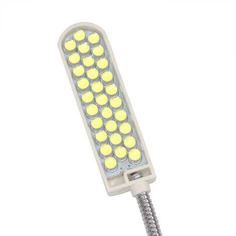AC110-245V 2W 30LED Luce Per Macchina Da Cucire Lampada Base Fissa Magnetica Flessibile Tubo Flessibile Design A Collo D'Oca Per Lavori Domestici Lavori Domestici (30led Eu Plug) 4 AC110-245V 2W 30LED Luce Per Macchina Da Cucire Lampada Base Fissa Magnetica Flessibile Tubo Flessibile Design A Collo D'Oca Per Lavori Domestici Lavori Domestici (30led Eu Plug) - immagine 2