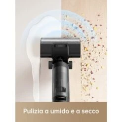 Dreame H12 Pro Aspirapolvere Lavapavimenti Senza Fili, Pulizia Bordi, Autopulente, Asciugatura Ad Aria Calda, Serbatoio Acqua 900 Ml, 35min Autonomia, Pavimenti Duri, Peli Animali Domestici 9 Dreame H12 Pro Aspirapolvere Lavapavimenti Senza Fili, Pulizia Bordi, Autopulente, Asciugatura Ad Aria Calda, Serbatoio Acqua 900 Ml, 35min Autonomia, Pavimenti Duri, Peli Animali Domestici -Assistenza Domiciliare 86327799 3