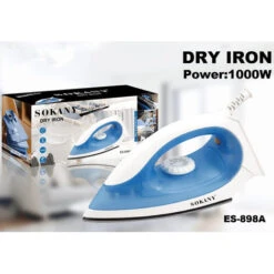 Ferro Da Stiro Da Viaggio A Secco 1000W Piastra Alluminio Portatile ES-898A -Assistenza Domiciliare 86543055 3