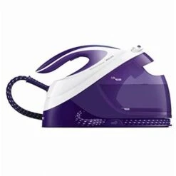 Philips PerfectCare Performer Ferro Da Stiro Con Caldaia- 2600W, Colpo Di Vapore 450g, Pressione 6,5 Bar, Tecnologia OptimalTEMP, Serbatoio 1,8 L, Viola/Bianco (GC8752/30)