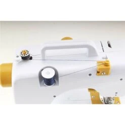 PRIXTON - Macchina Da Cucire Portatile P120 - Cassetto Per Accessori - Lampada Integrata - 16 Tipi Di Schemi - Pedale Incluso - Colore Giallo -Assistenza Domiciliare 86655525 5