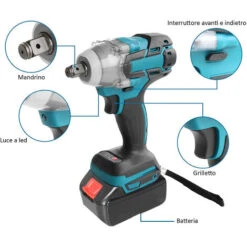 Trapano Avvitatore A Doppia Batteria Ad Impulsi Litio 20V Con Valigetta POB-280 10 Trapano Avvitatore A Doppia Batteria Ad Impulsi Litio 20V Con Valigetta POB-280 -Assistenza Domiciliare 86814948 4