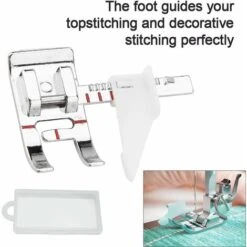 HIASDFLS 2 Pezzi Piedino Regolabile Piedino Guida Per Cucire Piedino Macchina Da Cucire Piedino Con Scatola Di Plastica Piedino Guida Regolabile Per Singer Brother Janome Kenmore -Assistenza Domiciliare 88134179 5