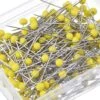 HIASDFLS 250 Spilli Con Testa In Vetro Per Sarta (giallo) -Assistenza Domiciliare 88134574 1