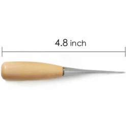 12 Pezzi Kit Di Strumenti Per Artigianato In Pelle, Aghi Da Cucito, Filo Cerato, Cordoncino, Punteruolo, Ditale Per Cucire, Riparazione In Pelle Fai Da Te (12 Pezzi) -Assistenza Domiciliare 88665765 5