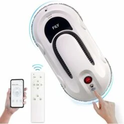 S1PRO 5000PA Robot Per La Pulizia Delle Finestre Con App One-Key Start E Telecomando, Strumento Per La Pulizia Delle Finestre Per Finestre Alte Interne Ed Esterne, Vetro/piastrelle