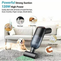 Aspirapolvere Portatile Senza Fili: Mini Aspirapolvere Portatile Ricaricabile Con Potente Aspirazione, Aspirapolvere Portatile Umido E Secco Per Moquette Per Auto. -Assistenza Domiciliare 91191294 4