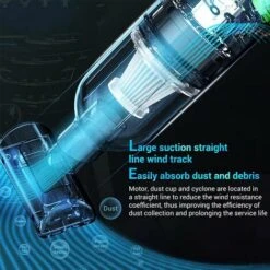 Aspirapolvere Portatile Senza Fili: Mini Aspirapolvere Portatile Ricaricabile Con Potente Aspirazione, Aspirapolvere Portatile Umido E Secco Per Moquette Per Auto. -Assistenza Domiciliare 91191294 5