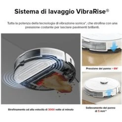 Roborock S8，Aspirateur Robot Blanc PreciSense® LiDAR Navigation Brosse DuoRoller Cartographie 3D Puissance 6000pa Système VibraRise®（Mise à Niveau Du S7）- S8 -Assistenza Domiciliare 92920255 4