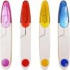 Macchina Per Tagliare Il Filo Da Cucire, 4 Forbici Da Cucire In Plastica Con Copertura A U Con Macchina Per Tagliare Il Filo Da Cucire, Per Cucire Ricami Personalizzati Fai-da-te 4 Pezzi (rosso, Viola -Assistenza Domiciliare 92922861 1