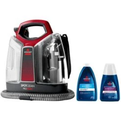 BISSELL SpotClean ProHeat - Pulitore Portatile Per Tappezzeria - Smacchiatore Multisuperficie Per Moquette, Tappeti, Scale E Auto - Rimuove Lo Sporco, Liquidi E Le Macchie - 330 W -74 DB - 36988 -Assistenza Domiciliare 92953600 5