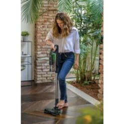 Hoover HF9 Aspirapolvere Senza Filo Con Anti-Twist ™, 350W, Autonomia 60 Min, Doppia Batteria, Spazzola Antigroviglio, Display Led, Verde/Grigio, Garanzia 5 Anni -Assistenza Domiciliare 92953885 4